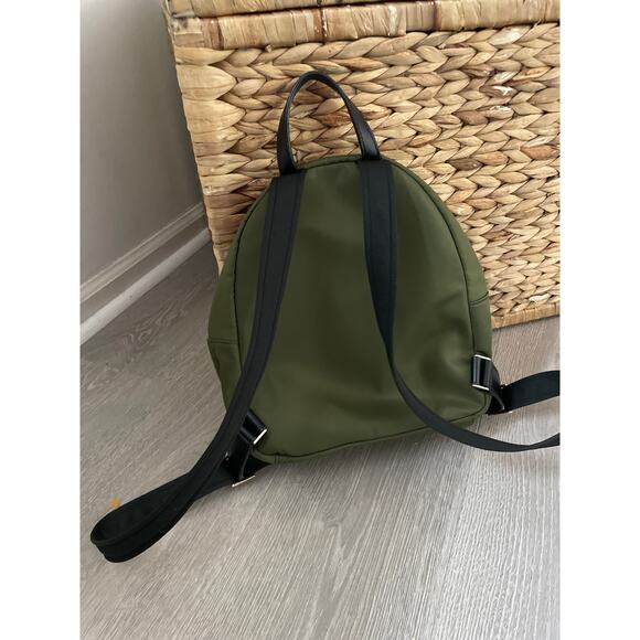 Kate Spade Dawn Backpack Medium Olive Green Travel School Academia - Picture 5 of 7